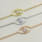 [Imperial] Eye Pave-Set Diamond Bracelet