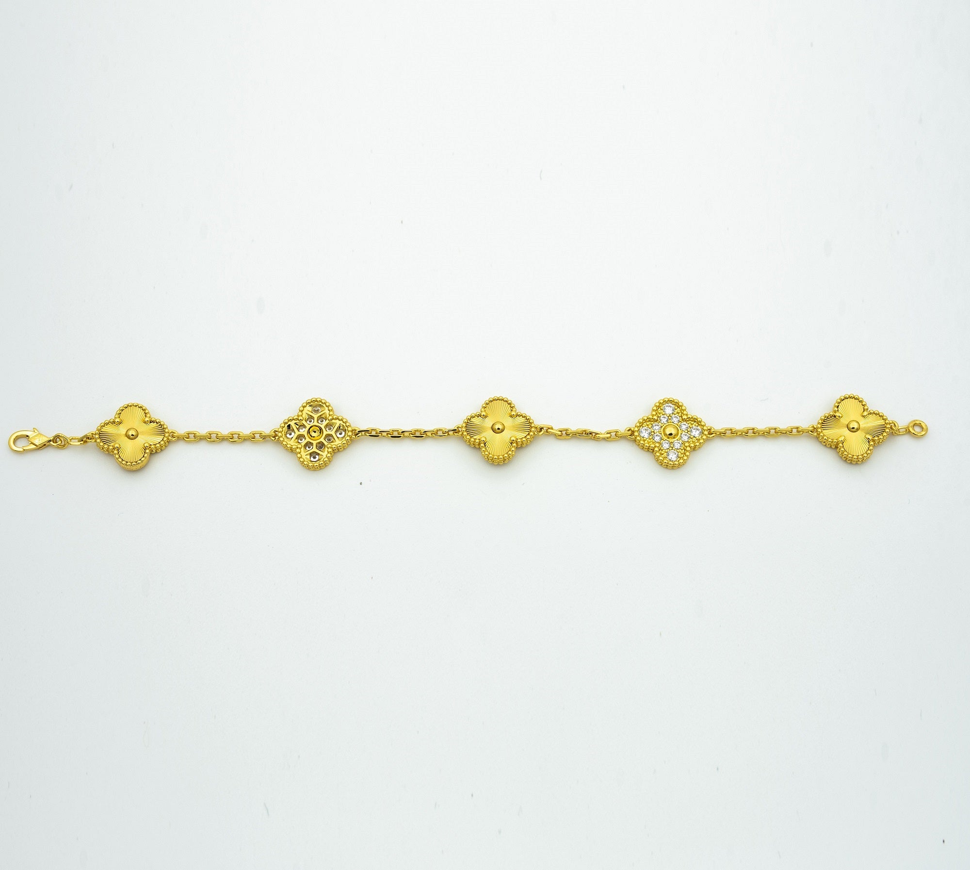 [Lumi jewelry] CLOVER 5 MOTIF LASER BRACELET COLLECTION