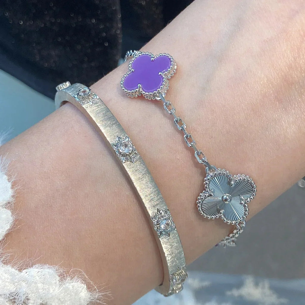 [Lumi] Neue CLOVER 5 MOTIF VIOLET ARMBANDKOLLEKTION