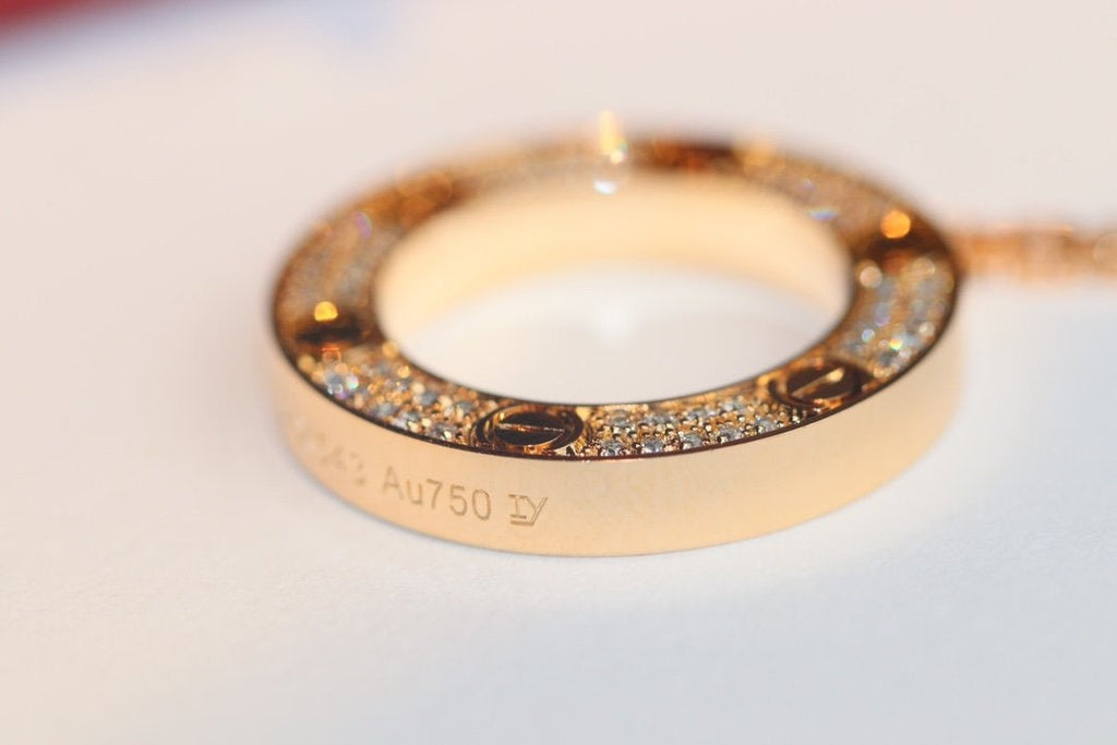 Lumi® LOVE Halskette, verstellbar, Roségold 