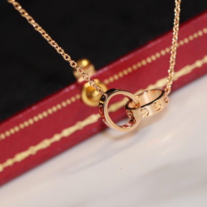 Lumi® LOVE KETTE ROSÉGOLD UND SILBER 