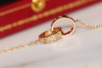 Lumi® LOVE KETTE ROSÉGOLD UND SILBER 