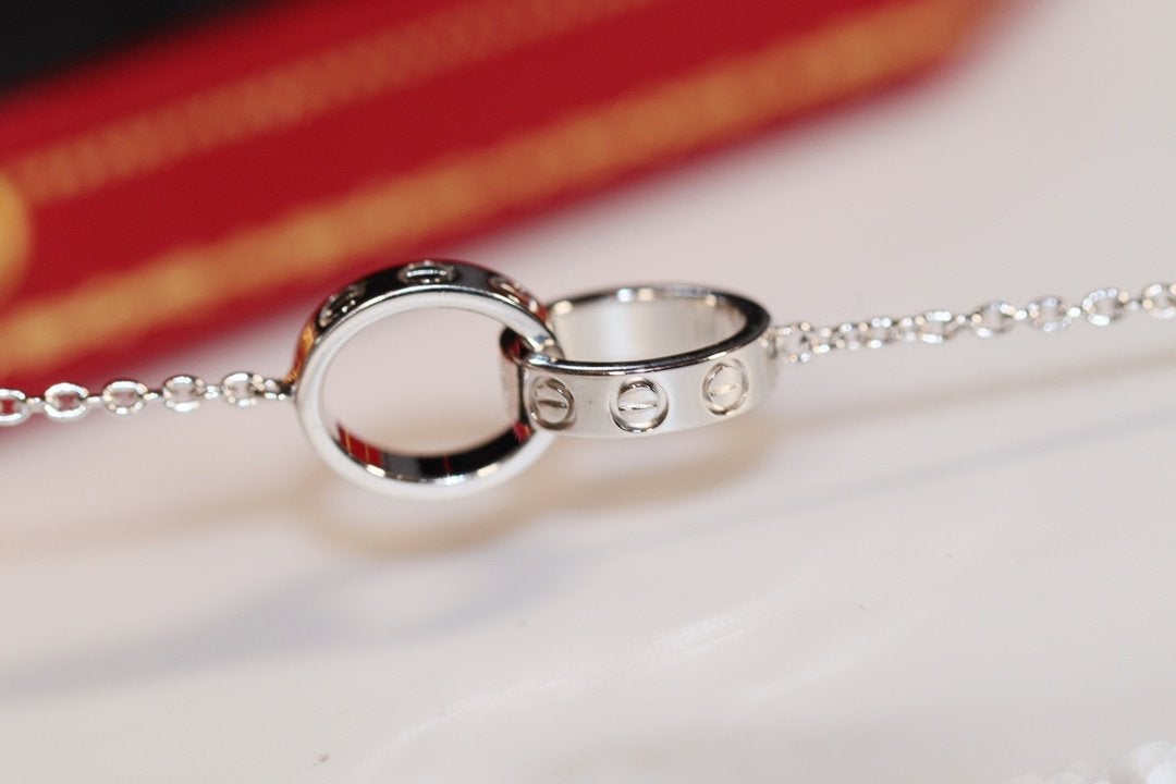 Lumi® LOVE KETTE ROSÉGOLD UND SILBER 