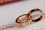Lumi® LOVE KETTE ROSÉGOLD UND SILBER 