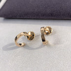 Lumi's LOVE Ohrringe 2,65 mm Roségold 