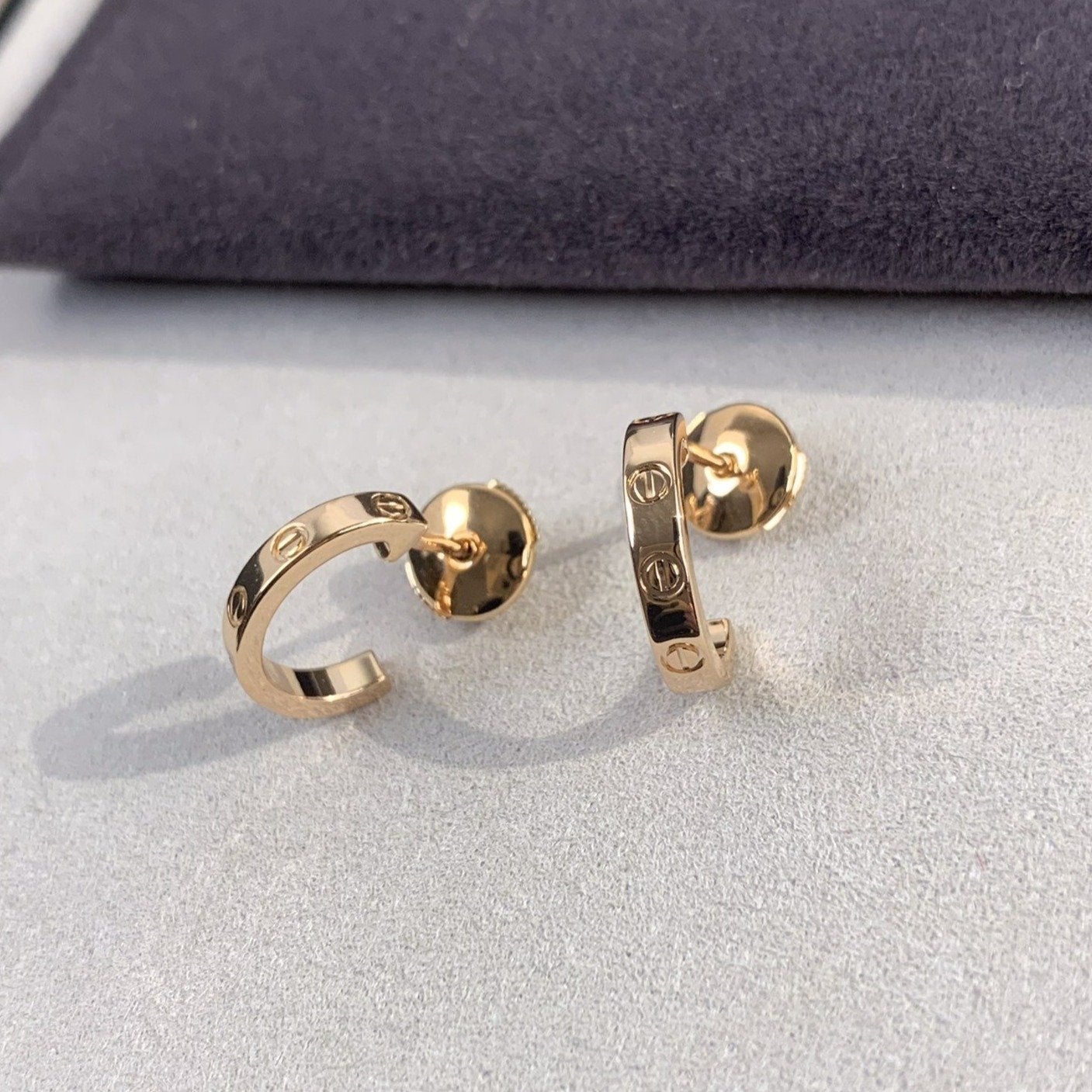 Lumi's LOVE Ohrringe 2,65 mm Roségold 