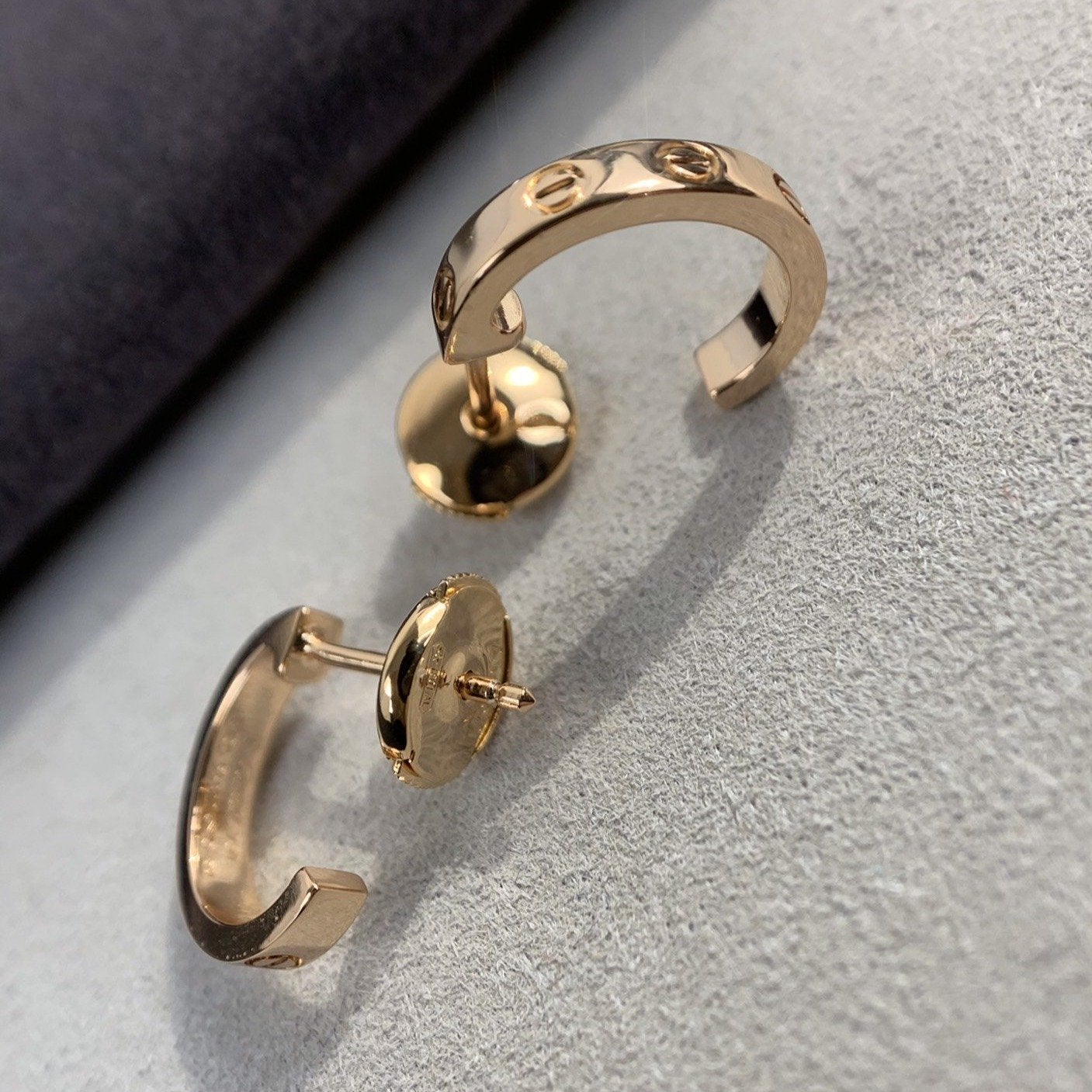 Lumi's LOVE Ohrringe 2,65 mm Roségold 