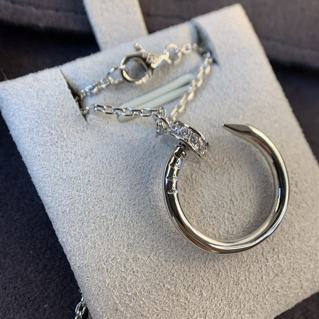 Lumi's Juste Halskette aus Silber und Diamanten 