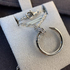 Lumi's Juste Halskette aus Silber und Diamanten 