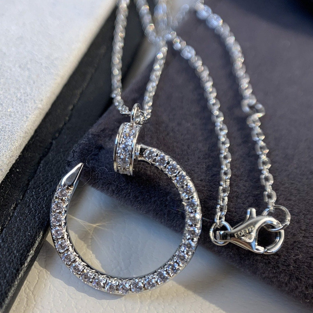 Lumi's Juste Halskette aus Silber und Diamanten 