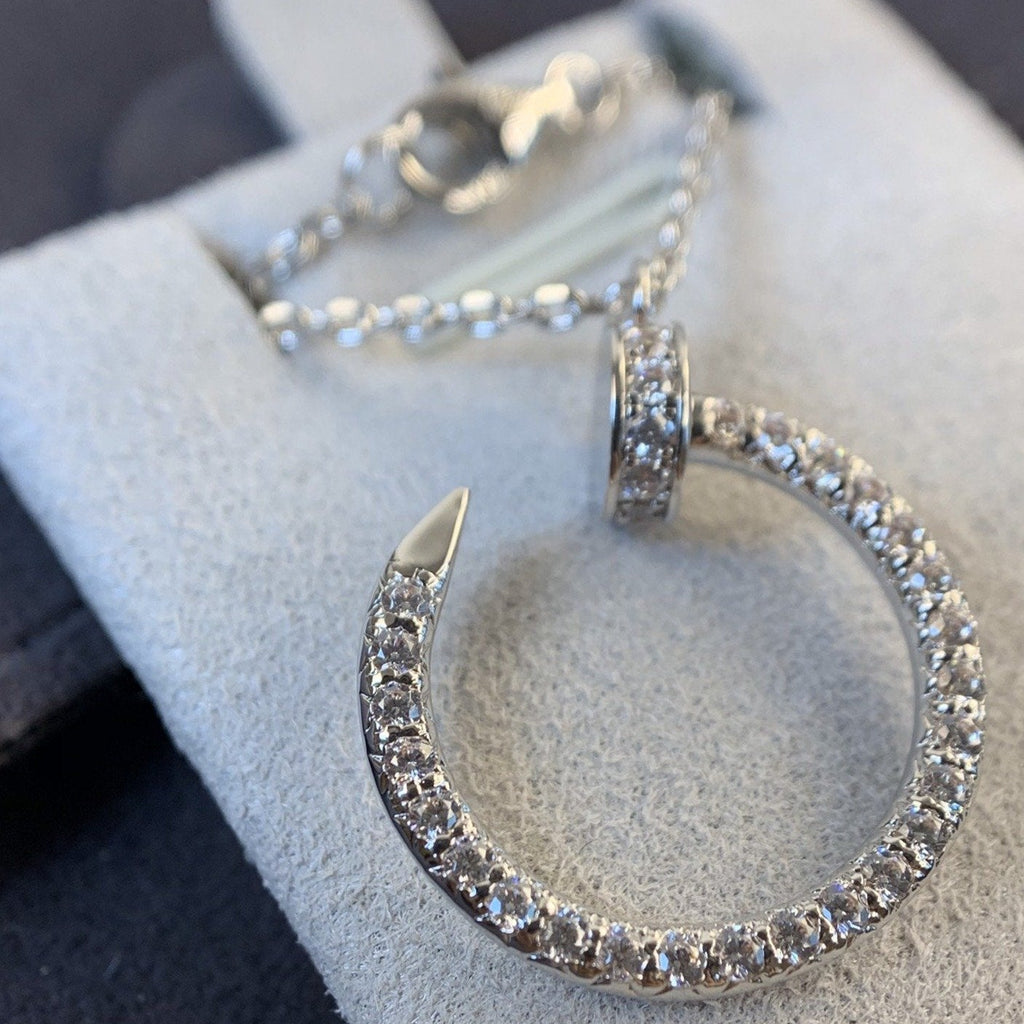 Lumi's Juste Halskette aus Silber und Diamanten 