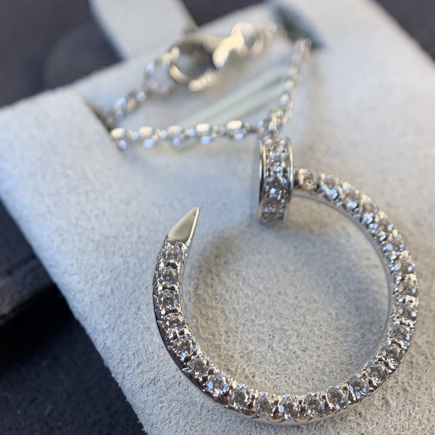 Lumi's Juste Halskette aus Silber und Diamanten 