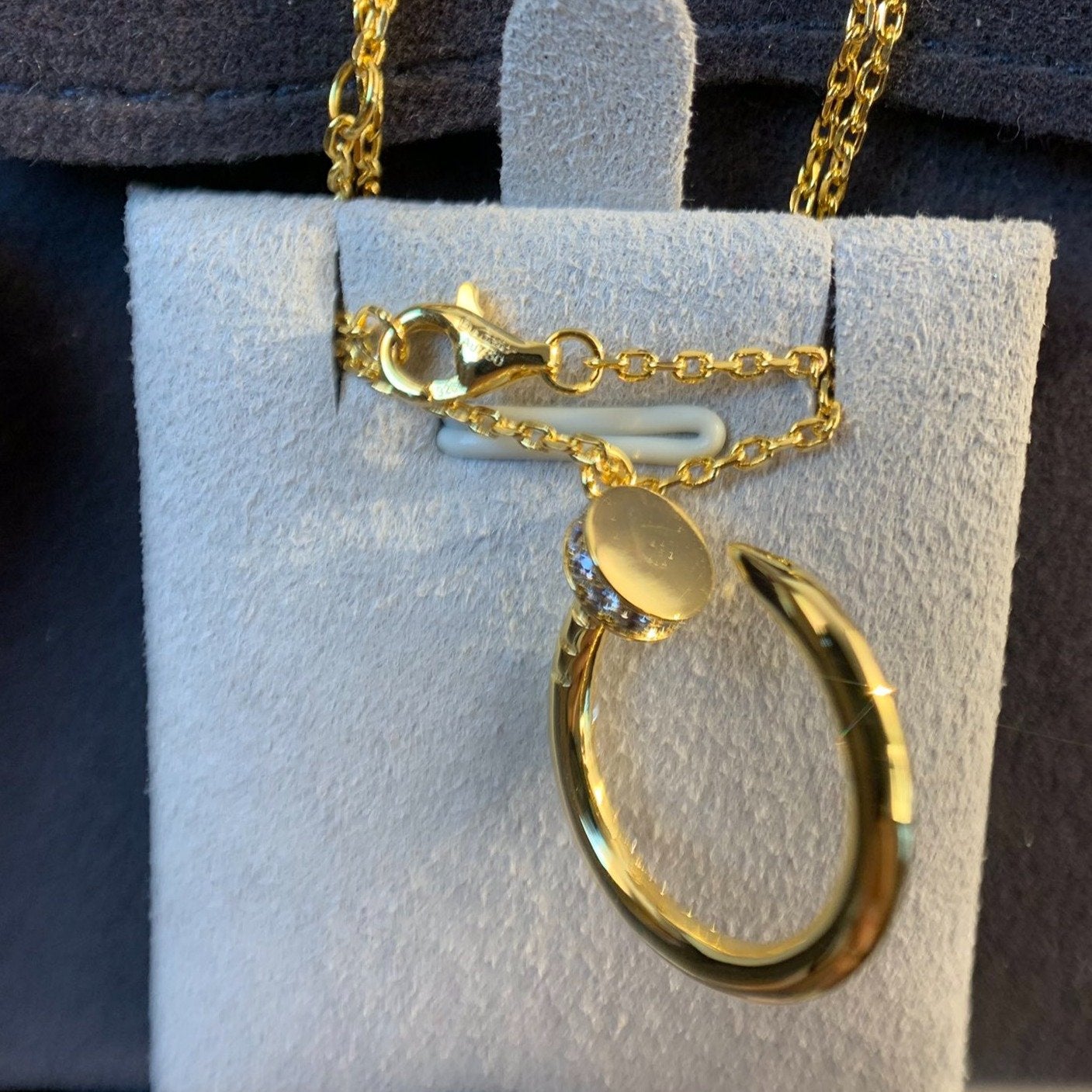 ¡®Lumi¡¯JUSTE NECKLACE GOLD DIAMONDS
