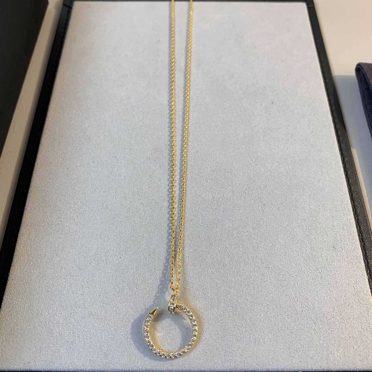 ¡®Lumi¡¯JUSTE NECKLACE GOLD DIAMONDS