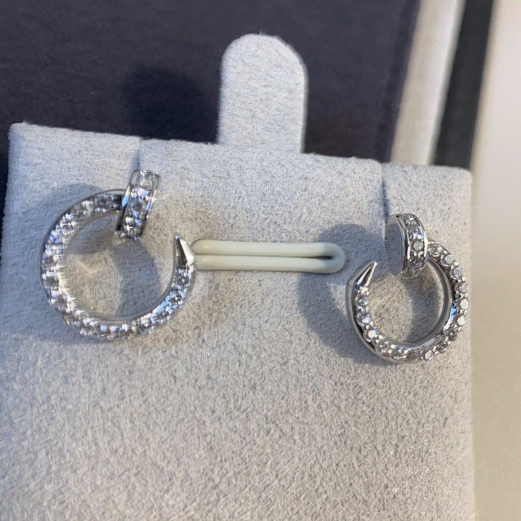 Lumi Juste Ohrringe Silber Diamanten 