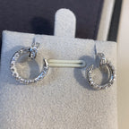 Lumi Juste Ohrringe Silber Diamanten 