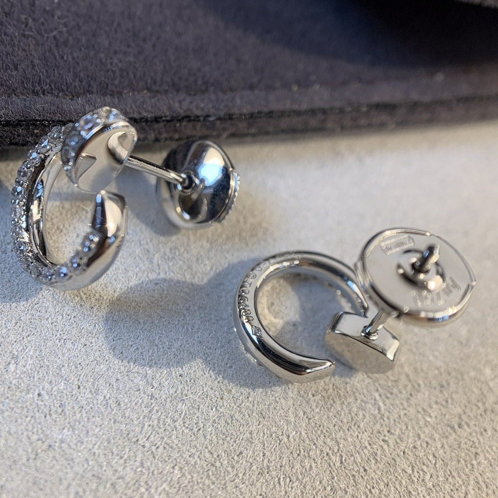Lumi Juste Ohrringe Silber Diamanten 