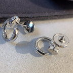 Lumi Juste Ohrringe Silber Diamanten 