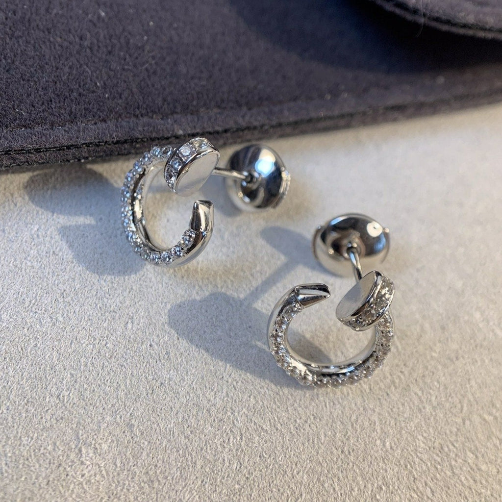 Lumi Juste Ohrringe Silber Diamanten 