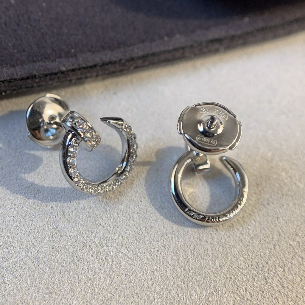 Lumi Juste Ohrringe Silber Diamanten 