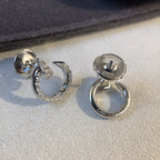 Lumi Juste Ohrringe Silber Diamanten 