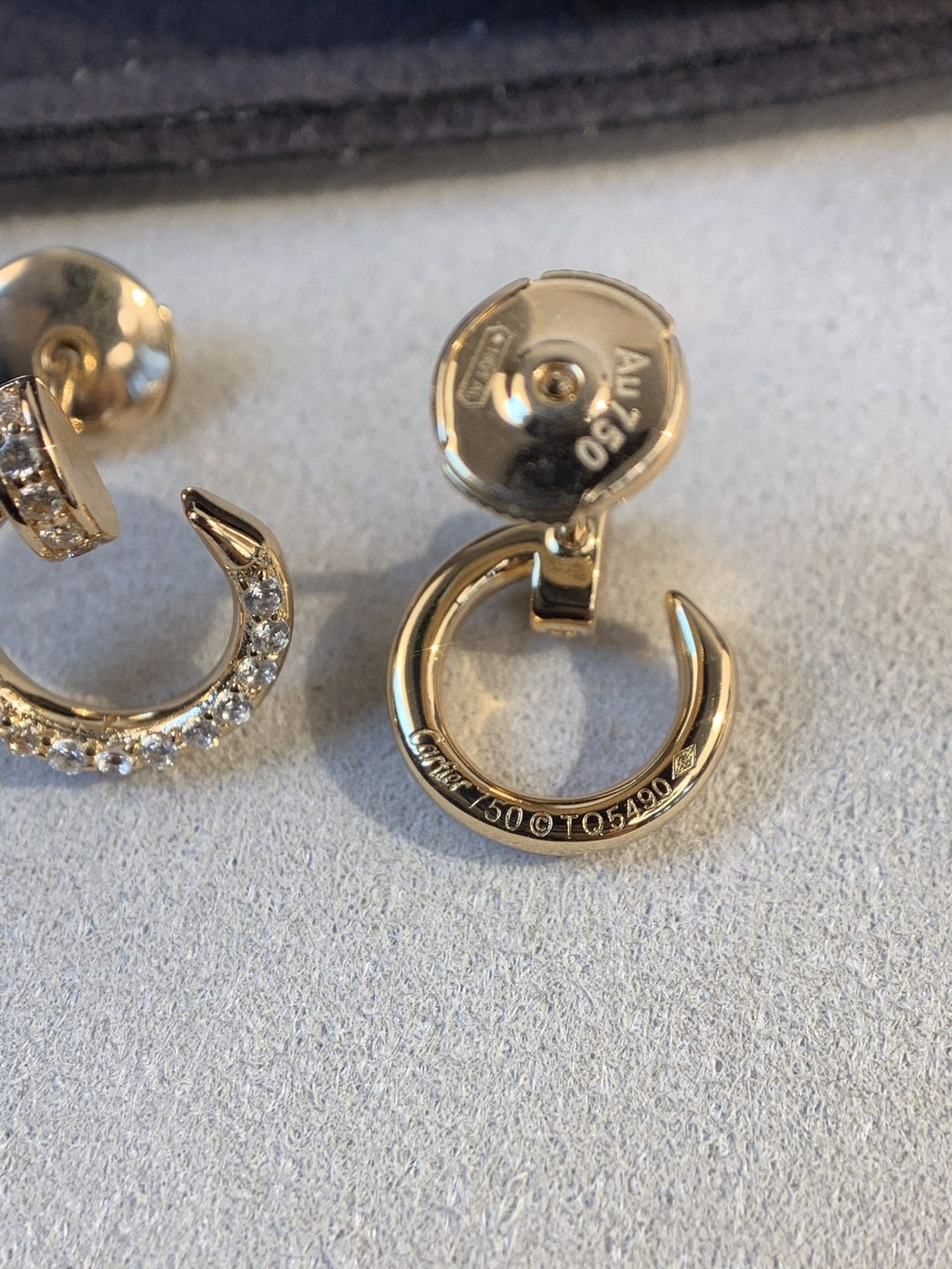 Lumi Juste Ohrringe Gold Diamanten 