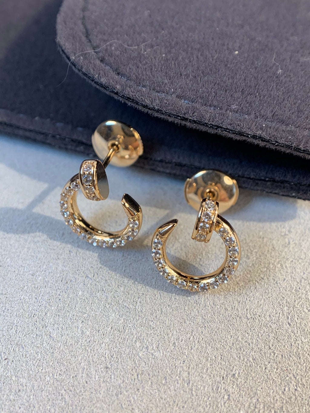 Lumi Juste Ohrringe Gold Diamanten 