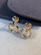 Lumi Juste Ohrringe Gold Diamanten 