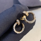 Lumi Juste Ohrringe Gold Diamanten 