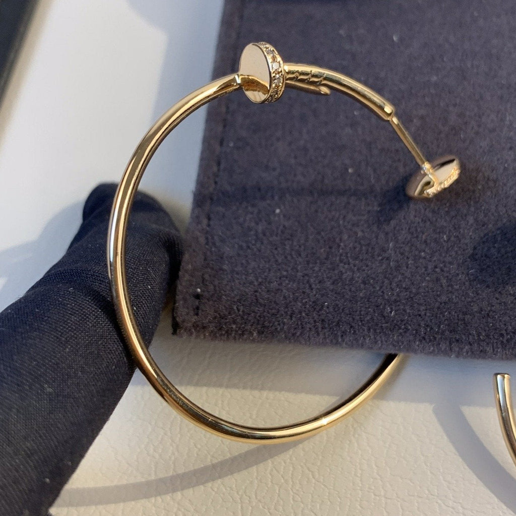Lumi Juste Ohrringe, Gold, Diamanten, 1,8 mm 
