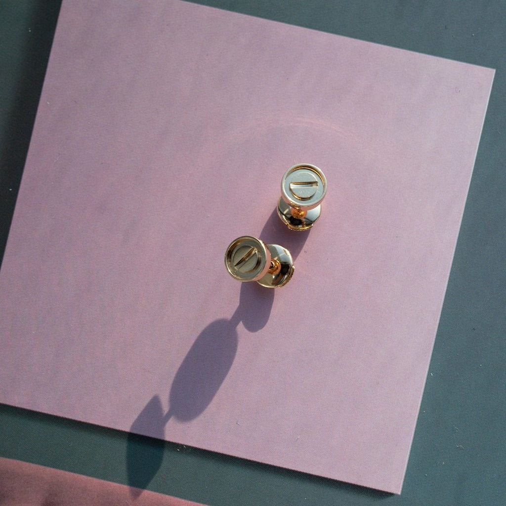 Lumi's LOVE Ohrringe, Roségold, 10 mm