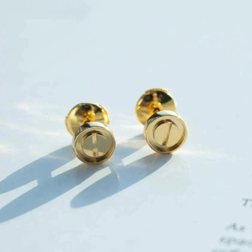 Lumi's LOVE Ohrringe Gold 10 mm