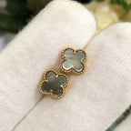 ¡®Lumi¡¯CLOVER MINI GOLD OHRRINGE