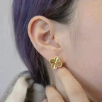 Lumi® CLOVER MEDIUM 1 MOTIFS LASER-OHRRINGE