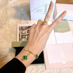 [Lumi] Neue Armbandkollektion „Clover 5 Motiv Malachit“