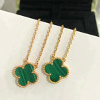 Lumi® CLOVER 15MM MALACHIT EINZELNE BLÜTEN-KETTE