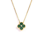 Lumi® CLOVER 15MM DIAMANT-TÜRKIS-KETTE
