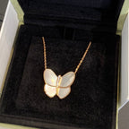 ¡®Lumi¡¯SCHMETTERLING GOLD MOP DIAMANT-KETTE