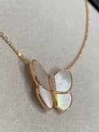 ¡®Lumi¡¯SCHMETTERLING GOLD MOP DIAMANT-KETTE