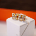 Lumi MINI POP H GOLDENE OHRRINGE GRAU