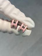 Lumi MINI POP H SILBERNE OHRRINGE ROSA