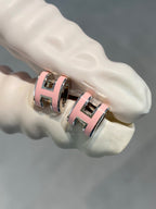 Lumi MINI POP H SILBERNE OHRRINGE ROSA