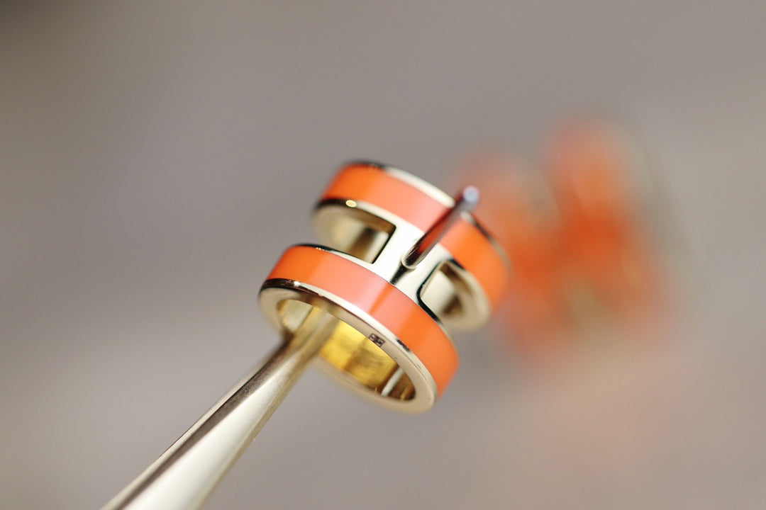 ¡®Lumi¡¯MINI POP H EARRINGS ORANGE