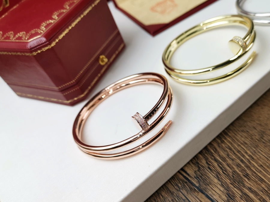 LumiJUSTE Armband, 3,5 mm, zweireihig, Diamant