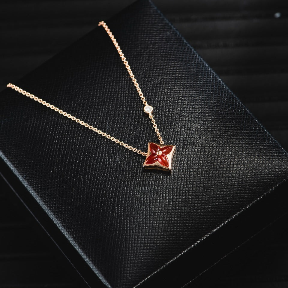 ¡®Lumi¡¯Sternkette, Roségold, 1 Diamant