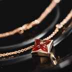 ¡®Lumi¡¯Sternkette, Roségold, 1 Diamant