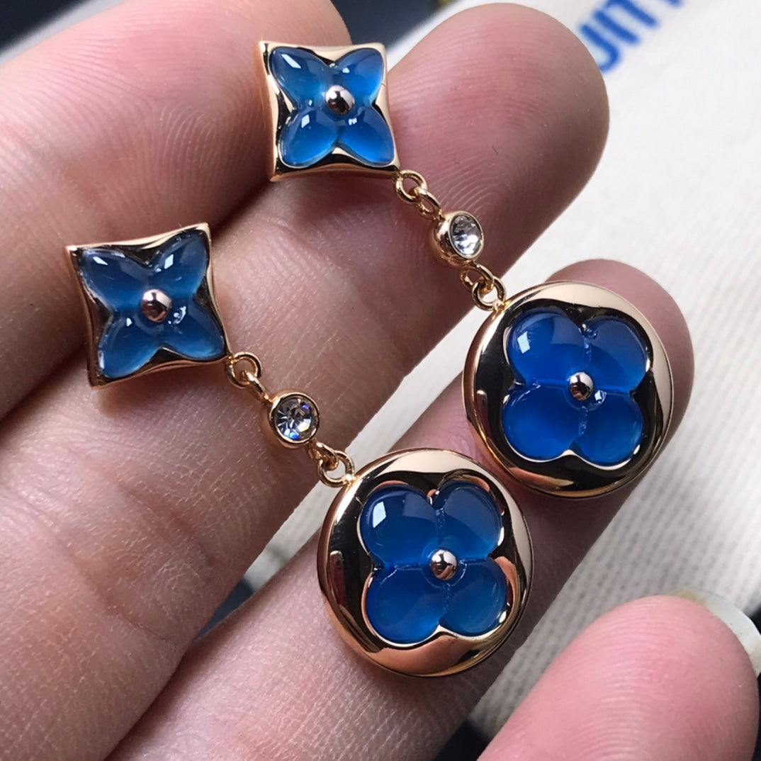 ¡®Lumi¡¯STAR AND SUN AGATE DIAMOND EARRINGS