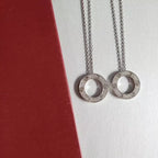 Lumi® LOVE-Halskette, verstellbar, silber