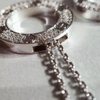 Lumi® LOVE-Halskette, verstellbar, silber