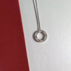 Lumi® LOVE-Halskette, verstellbar, silber